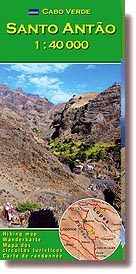 Karte Santo Antao Kap Verde Kapverdische Inseln