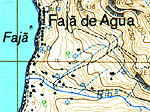 Karte Faja Agua Brava Kap Verde Kapverdische Inseln